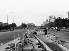 Madrid Paseo de la Castellana 1962