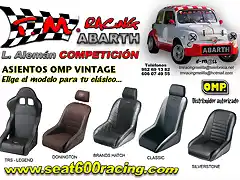 ANUNCIO SEAT 600 ASIENTOS OMP