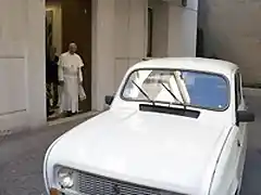 coche del Papa