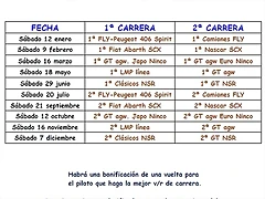 Calendario Le-Mans