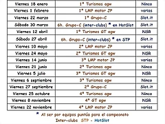 Calendario La Sagrera
