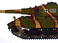 Modelcollect - E-75 Heavy Tank 128 Gun - 1-72 - Copy