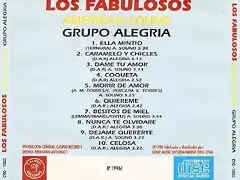 Calipso Records - Los Fabulosos Amerikan Sound Y Alegria (1996) Trasera