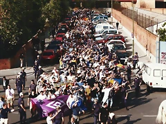 ultras sur atm - r madrid 98-99 corteo