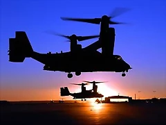Dos CV-22 Osprey del 71 escuadron especial de operaciones de la USAF Dos CV-22 Osprey del 71 escuadron especial de operaciones de la USAF