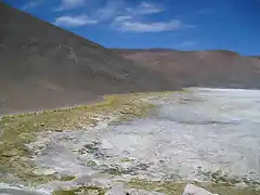 Pictografía en los cerros  "Salar de Infieles"