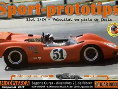 Cartell Sport-prototips - Cursa 2 Icar