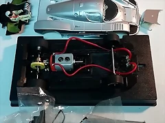 Mercedes Sauber C9 a medio pintar Mercedes Sauber C9 a medio pintar