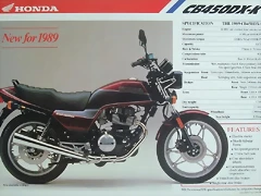 Honda CB 450DX 1989 Honda CB 450DX 1989