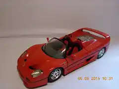 estatico 1-24 Ferrari  F50 cabrio Rojo