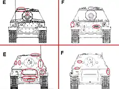 Diferencias Elefant Ferdinand 2