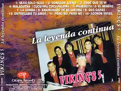 Vikings Cinco - La Leyenda Continua (1998) Trasera