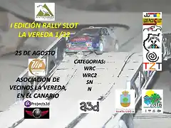 CARTEL RALLY SLOT LA VEREDA 132