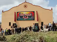 Mural en Teatro Riotinto-tres hermanos Chaparro Wert