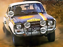Ford Escort - Safari Rally '72 - Vic Preston