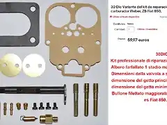 kit de reparaci?n profesionalcarburador Weber