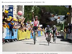 Tour L 'Avenir 2018. Gino Mader.