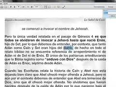 P?gina 96 libro la se?al de ca?n, una blasfemia, SEGUNDA VERSI?N