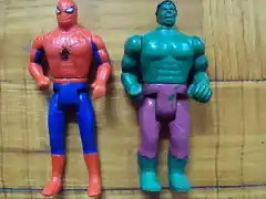 Hulk y Spiderman