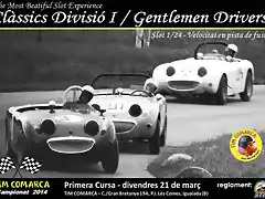 Cartell Divisi I - Cursa 1