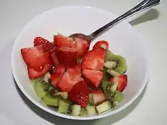 Fresas con kiwi