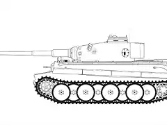 a1354_tiger-i-_early-version_line-art