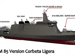 Render Corbeta ligera 3