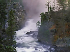 Firehole River, Yellowstone National Park, Wyoming Firehole River, Yellowstone National Park, Wyoming
