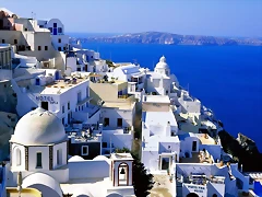 Fira, Santorini, Cyclades Islands, Greece Fira, Santorini, Cyclades Islands, Greece
