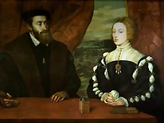 Carlos V y su esposa