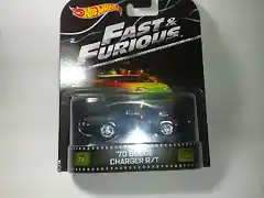 70 DODGE CHARGER RT RETRO ENTERTAINMENT SERIES (NEGRO) FAST&FURIOUS