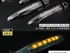 embellecedor cromado tiradores puertas con led.KK-CMKD-9285.Upgradecar