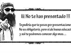 no te has presentado