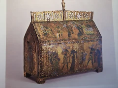 arqueta relicario de Sta.Valeria, 1175-1190, Limoges. The State Hermitage Museum, San Petersburgo. arqueta relicario de Sta.Valeria, 1175-1190, Limoges. The State Hermitage Museum, San Petersburgo.