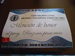 Diploma de Razones Faro