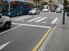 bilbao  pasos de cebra pensando en las motos