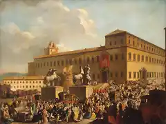 Festa davanti al Palazzo del Quirinale (1767) Antonio Cioci