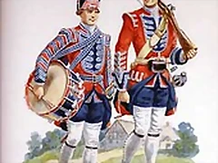 grenadier-drummer del regiment de Barrell