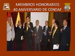 Miembros Honorarios del CENDAF