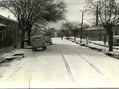 Malaga Colonia de Santa Ines nevada. Febrero de 1954