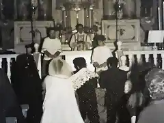 Boda en el desaparecido templo