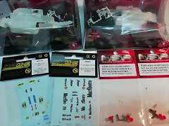Lote 2 Formula1 NSR 86-89 White Kit calcas y suspensiones Lote 2 Formula1 NSR 86-89 White Kit calcas y suspensiones