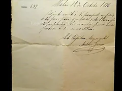 Nota con el pasaporte