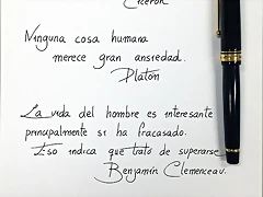 Pluma escrito