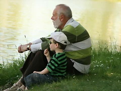 Abuelo y nieto