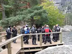 Transalperos en el mirador