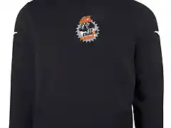 13 Sudadera negra capucha espalda