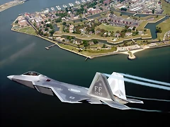 F-22A Raptor Flying Over Virginia F-22A Raptor Flying Over Virginia