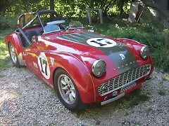 Triumph TR3A - vermell Triumph TR3A - vermell