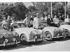 Triumph TR3s at the 1956 Alpine Rally Triumph TR3s at the 1956 Alpine Rally